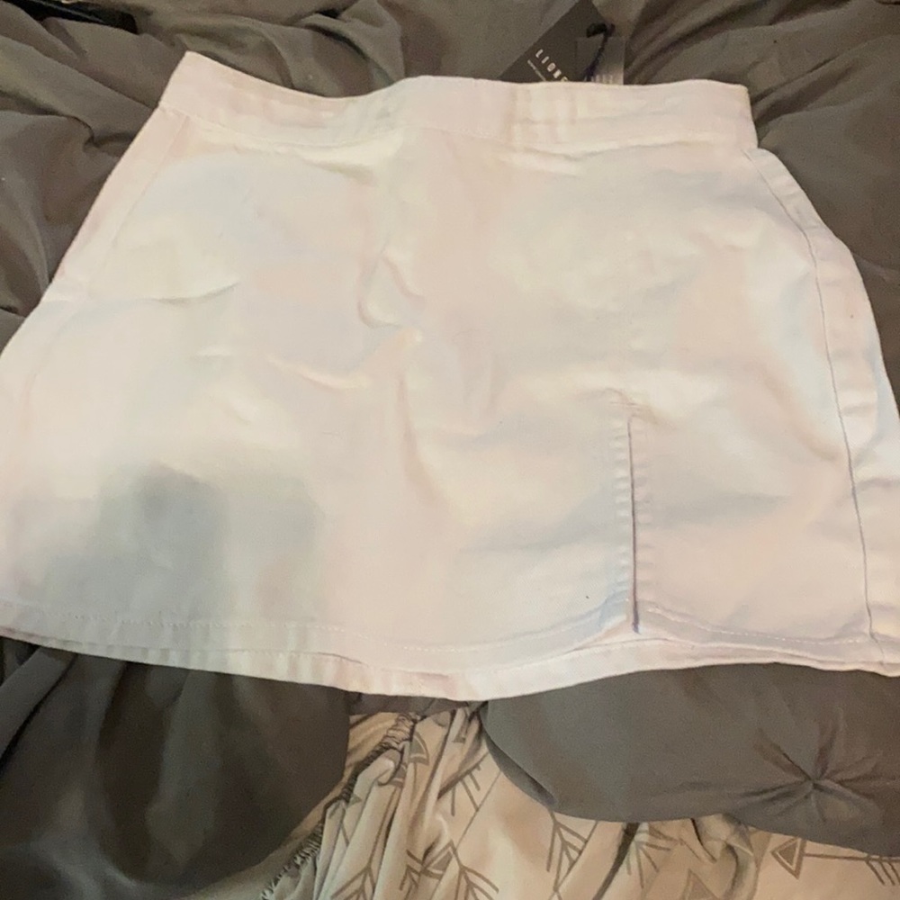 White jean skirt. Never worn
